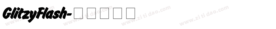 GlitzyFlash字体转换