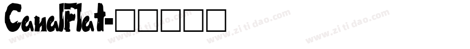 CanalFlat字体转换
