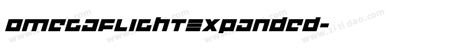 OmegaFlightExpanded字体转换