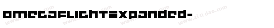 OmegaFlightExpanded字体转换