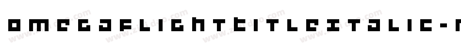 OmegaFlightTitleItalic-RpqRA字体转换