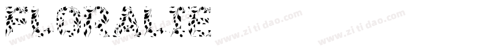 FLORALIE字体转换