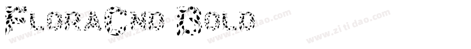 FloraCnd-Bold字体转换