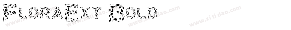 FloraExt-Bold字体转换