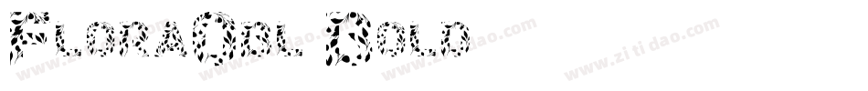 FloraObl-Bold字体转换