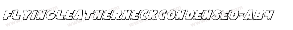FlyingLeatherneckCondensed-AB4D字体转换
