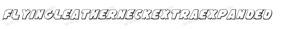 FlyingLeatherneckExtraExpanded-WnzA字体转换