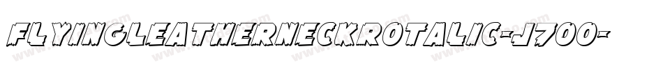 FlyingLeatherneckRotalic-J7Oo字体转换