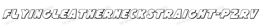 FlyingLeatherneckStraight-pzRv字体转换