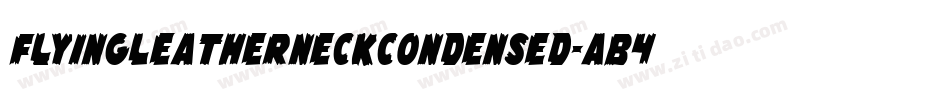 FlyingLeatherneckCondensed-AB4D字体转换