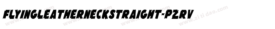 FlyingLeatherneckStraight-pzRv字体转换