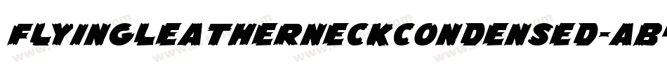 FlyingLeatherneckCondensed-AB4D字体转换