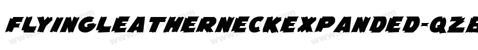 FlyingLeatherneckExpanded-qzBd字体转换