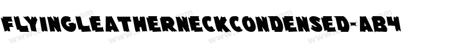 FlyingLeatherneckCondensed-AB4D字体转换
