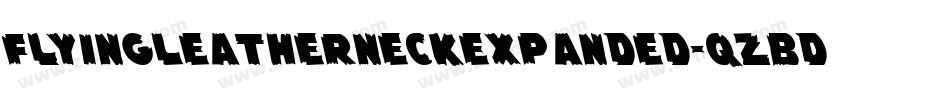 FlyingLeatherneckExpanded-qzBd字体转换