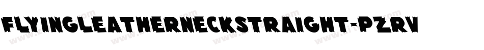 FlyingLeatherneckStraight-pzRv字体转换