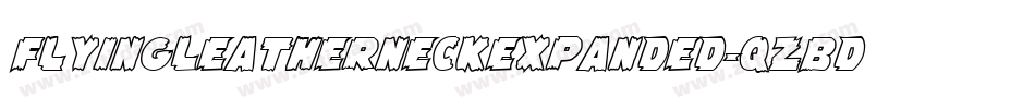 FlyingLeatherneckExpanded-qzBd字体转换