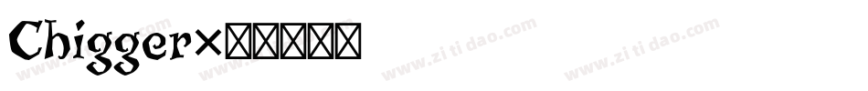 Chigger字体转换