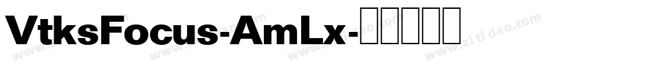 VtksFocus-AmLx字体转换