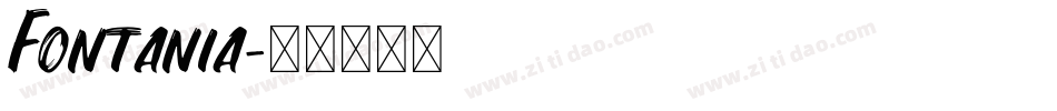 Fontania字体转换