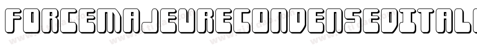 ForceMajeureCondensedItalic-ZDd8字体转换 ForceMajeureCondensedItalic-ZDd8字体转换