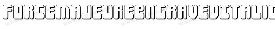 ForceMajeureEngravedItalic-xeB5字体转换 ForceMajeureEngravedItalic-xeB5字体转换