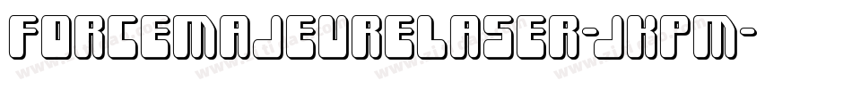 ForceMajeureLaser-jKpM字体转换