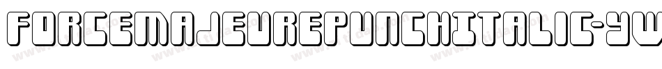 ForceMajeurePunchItalic-yW8M字体转换