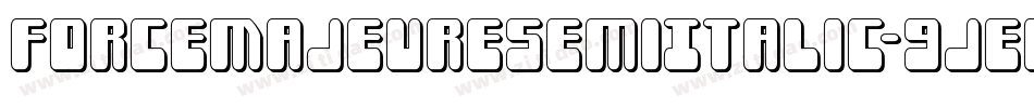 ForceMajeureSemiItalic-9jeL字体转换 ForceMajeureSemiItalic-9jeL字体转换