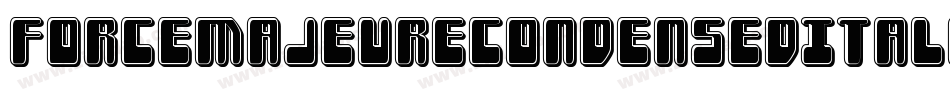 ForceMajeureCondensedItalic-ZDd8字体转换 ForceMajeureCondensedItalic-ZDd8字体转换