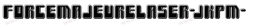ForceMajeureLaser-jKpM字体转换