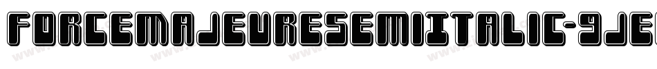 ForceMajeureSemiItalic-9jeL字体转换 ForceMajeureSemiItalic-9jeL字体转换