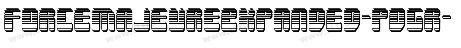 ForceMajeureExpanded-pdGr字体转换