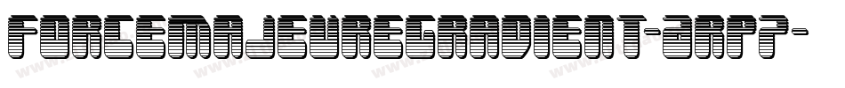 ForceMajeureGradient-Arp7字体转换