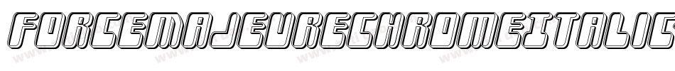 ForceMajeureChromeItalic-EvVe字体转换 ForceMajeureChromeItalic-EvVe字体转换