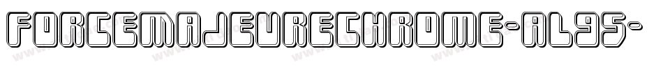 ForceMajeureChrome-al95字体转换