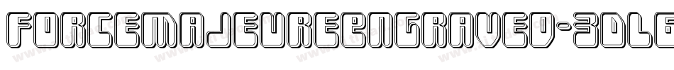 ForceMajeureEngraved-3DL6字体转换