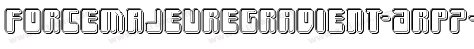 ForceMajeureGradient-Arp7字体转换