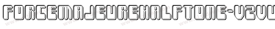 ForceMajeureHalftone-VZvw字体转换 ForceMajeureHalftone-VZvw字体转换