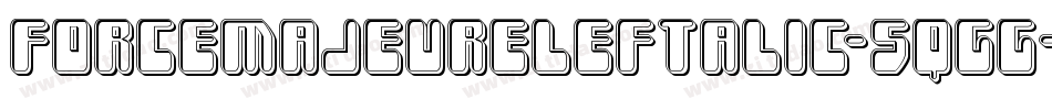 ForceMajeureLeftalic-5qgG字体转换