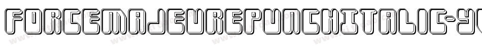 ForceMajeurePunchItalic-yW8M字体转换