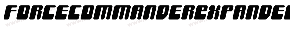 ForceCommanderExpandedItalic-6YeVo字体转换