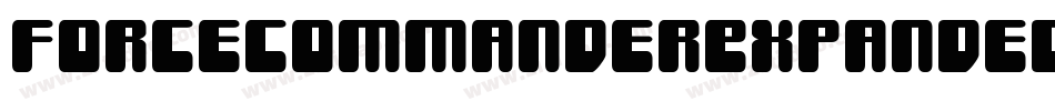 ForceCommanderExpandedItalic-6YeVo字体转换