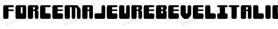 ForceMajeureBevelItalic-W3wA字体转换