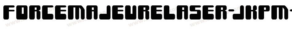 ForceMajeureLaser-jKpM字体转换