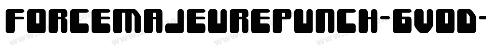 ForceMajeurePunch-6VoD字体转换