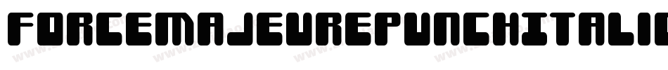 ForceMajeurePunchItalic-yW8M字体转换