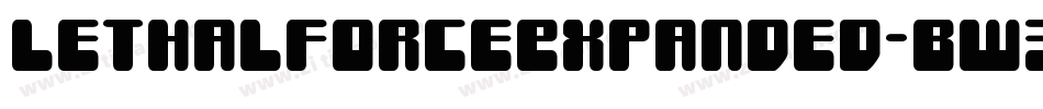 LethalForceExpanded-Bw38字体转换