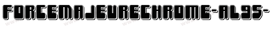 ForceMajeureChrome-al95字体转换