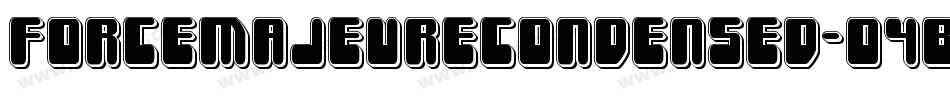 ForceMajeureCondensed-O4BP字体转换 ForceMajeureCondensed-O4BP字体转换